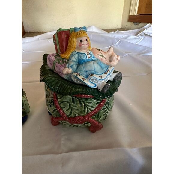 Fitz and Floyd Other - Fitz and Floyd "Old Fashioned Christmas" Cookie Jar - Like New, No Chips, with O